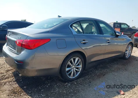 2016 Infiniti Q50 3.0T Premium from USA, damaged, VIN JN1EV7AP1GM305489